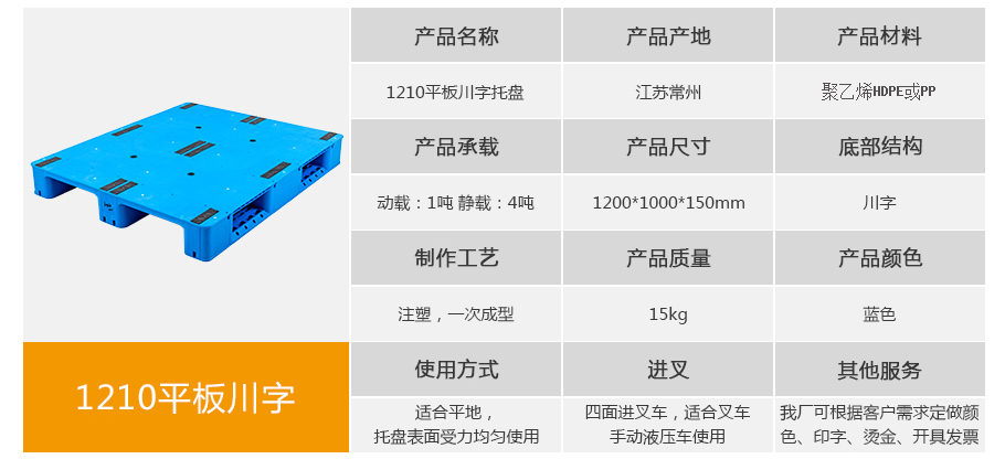 william威廉中文官网1210平板川字塑料托盘 william威廉中文官网1210平板川字塑料托盘