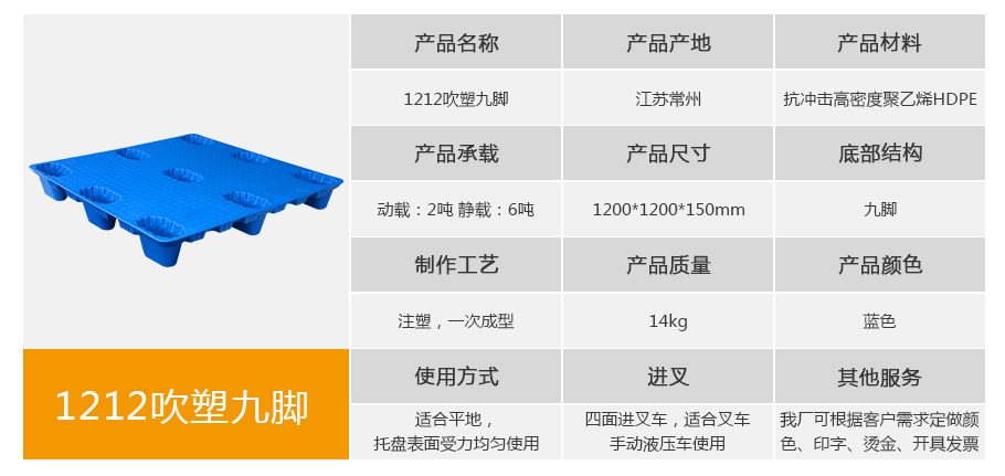 william威廉中文官网1212九脚吹塑托盘 william威廉中文官网1212九脚吹塑托盘